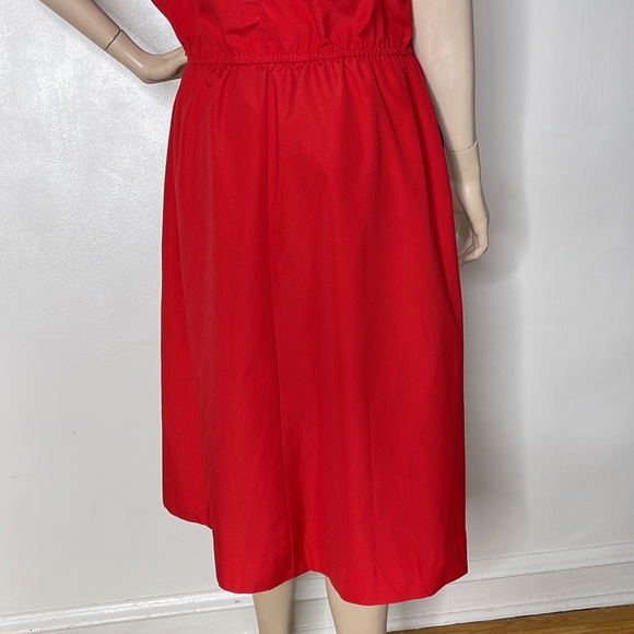 Vintage 70s Nautical Style Day Dress - Picture 9 of 16